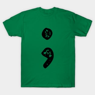 Semicolon-Back T-Shirt